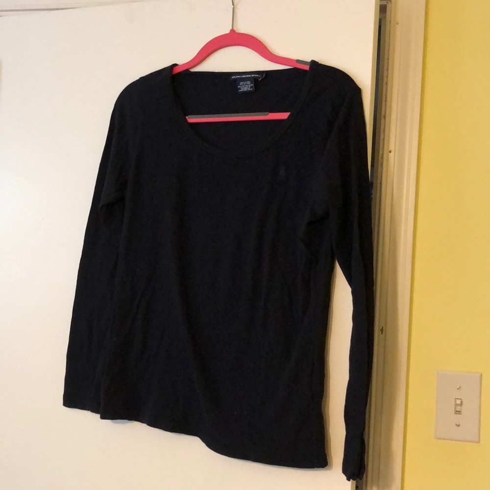 Ralph Lauren Sport Navy Long-sleeve Tee